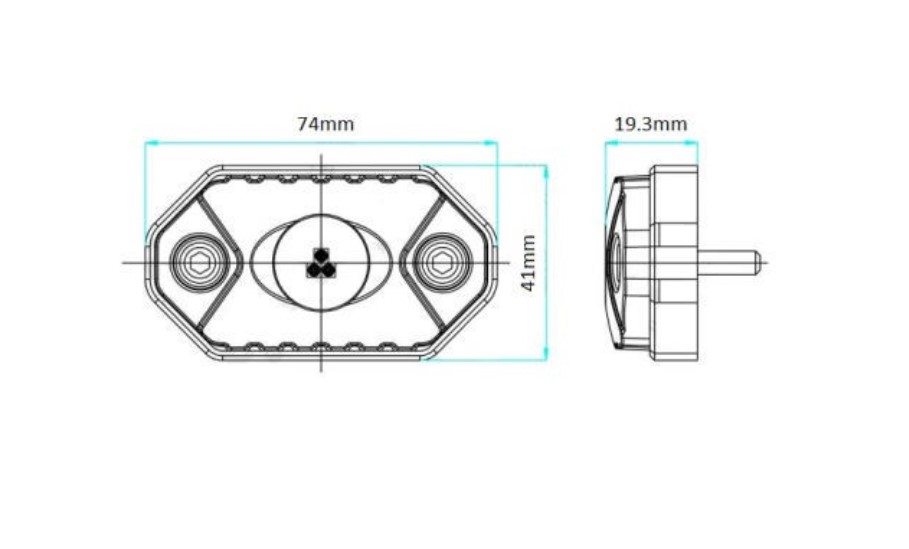 白色LED MINI車底搖滾燈 2