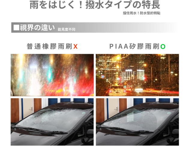 PIAA 歐洲車通用軟骨矽膠雨刷 AMAROK.RANGER 4