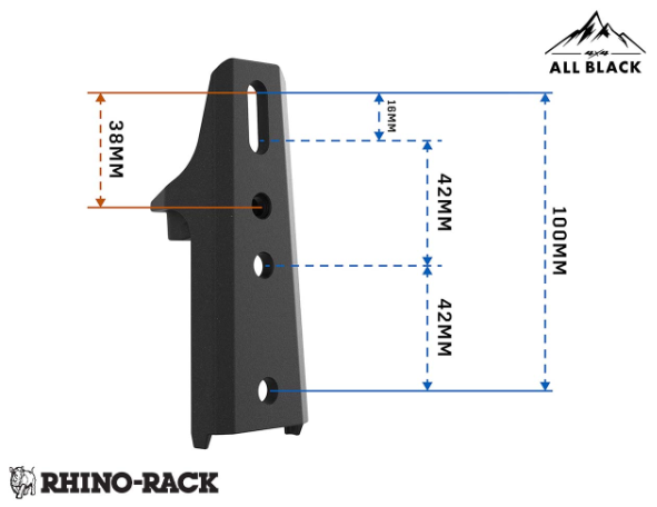 Rhino-Rack 車邊帳專用 STOW IT快拆座 6