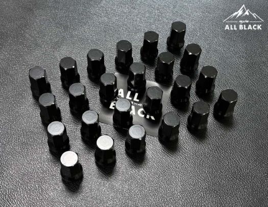 台製黑色輪框螺母 17頭 M12-1.5 TOYOTA車系 改裝框用 24顆 1