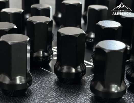 台製黑色輪框螺母 17頭 M12-1.5 TOYOTA車系 改裝框用 24顆 3