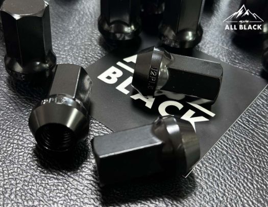 台製黑色輪框螺母 17頭 M12-1.5 TOYOTA車系 改裝框用 24顆 2