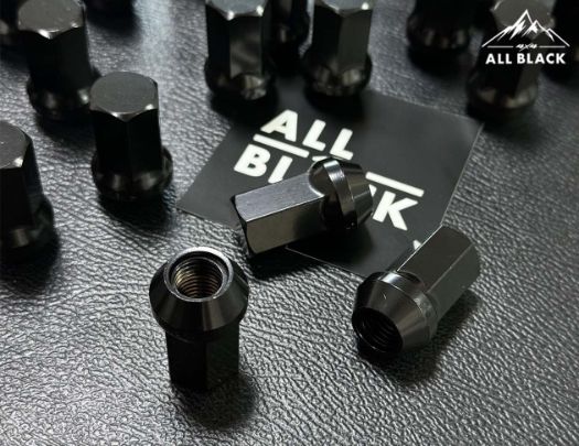 台製黑色輪框螺母 17頭 M12-1.5 TOYOTA車系 改裝框用 24顆 6