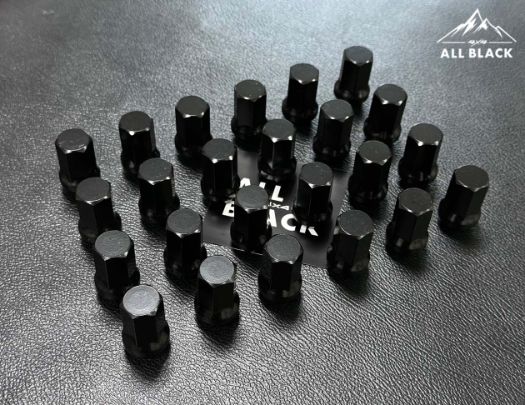 台製黑色輪框螺母 17頭 M12-1.5 TOYOTA車系 改裝框用 24顆 7