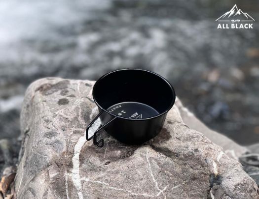 ALL BLACK 不銹鋼露營碗 500ML 【2024 黑四驅第一屆團露限定款】 2