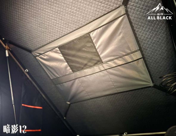 暗影12 鋁合金 薄型雙人三角車頂帳 6