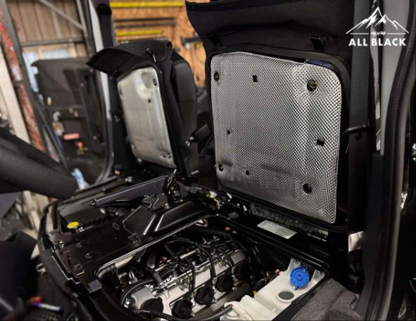 三菱 JSPACE 高效能 PET 防火隔熱墊 五件套 (座墊組三片+排氣管觸媒段二片) 5