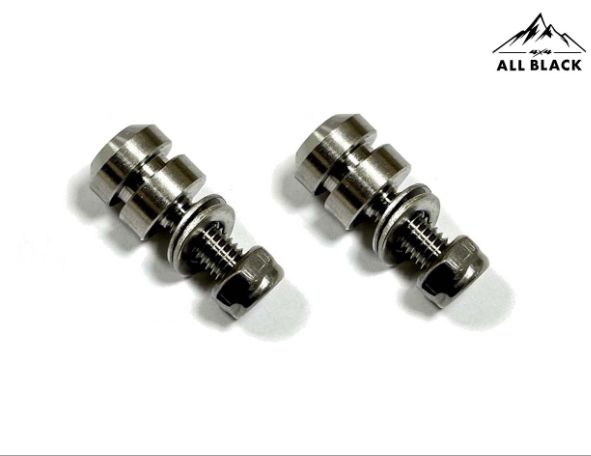 ALL BLACK 全不鏽鋼車牌快拆螺絲【汽車用】 9