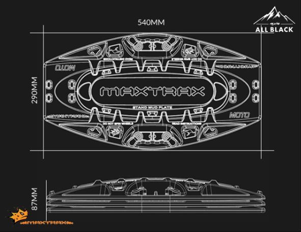 MAXTRAX MOTO 摩托脫困板 5